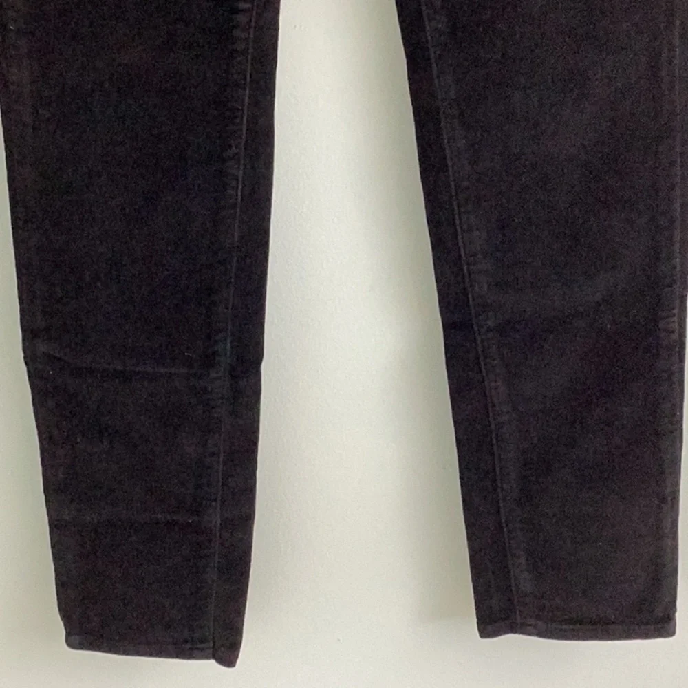 PAIGE Ultra Skinny Black Velvet Jeans - Picture 6 of 14